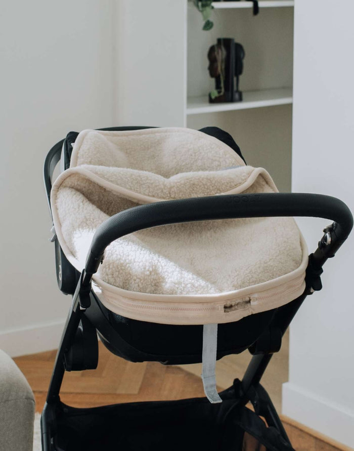 Baby voetenzak voor autostoel of maxi-cosi - Merinowol - BEIGE
