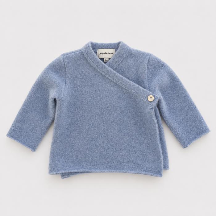 BABY WOOL TOP - BLUE