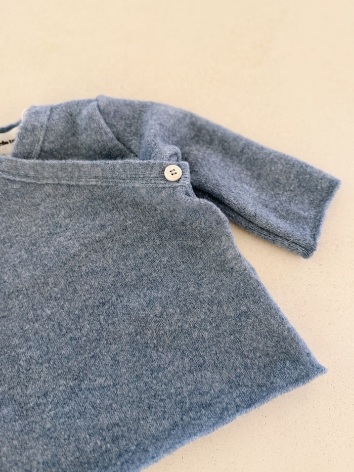 BABY WOOL TOP - BLUE