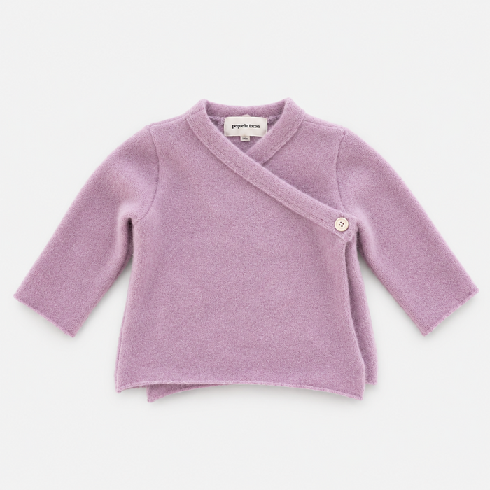 BABY WOOL TOP - LILAC