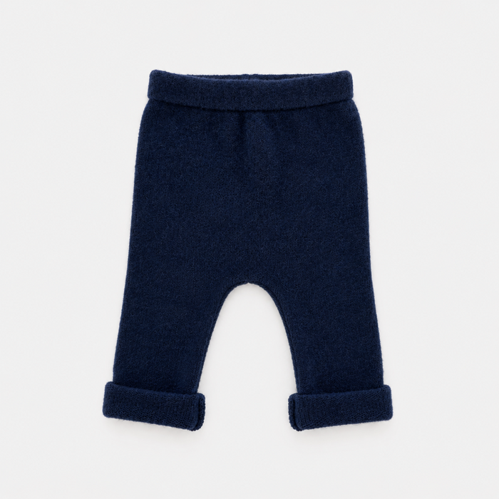 BABY WOOL TROUSERS - INDIGO