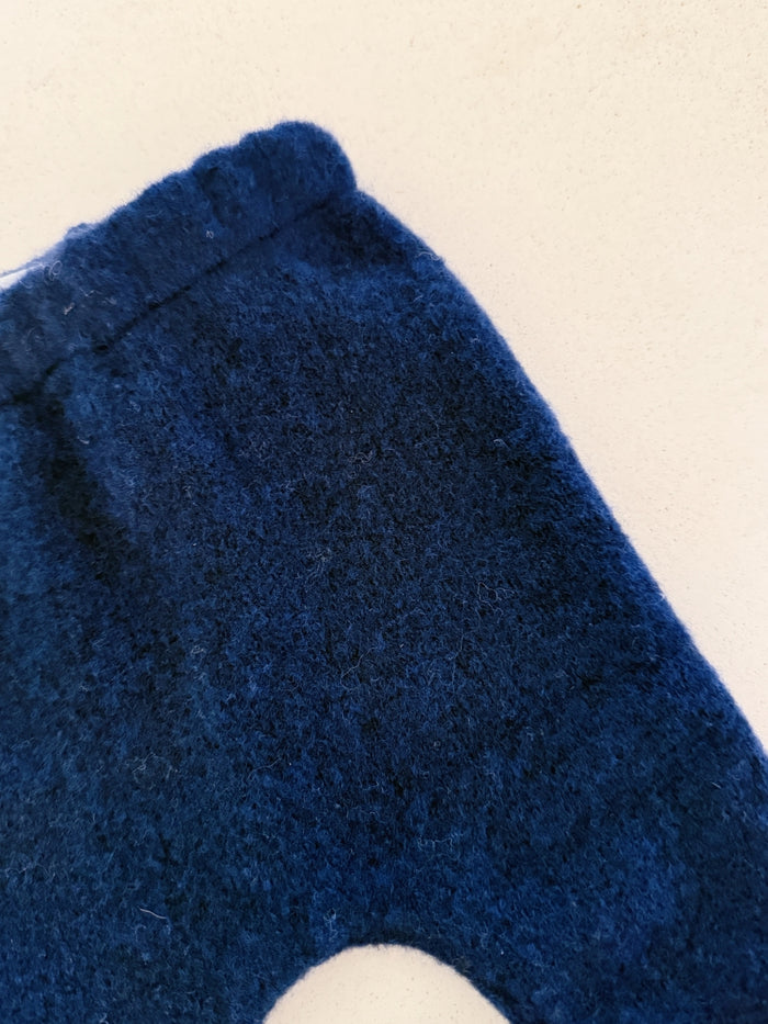 BABY WOOL TROUSERS - INDIGO