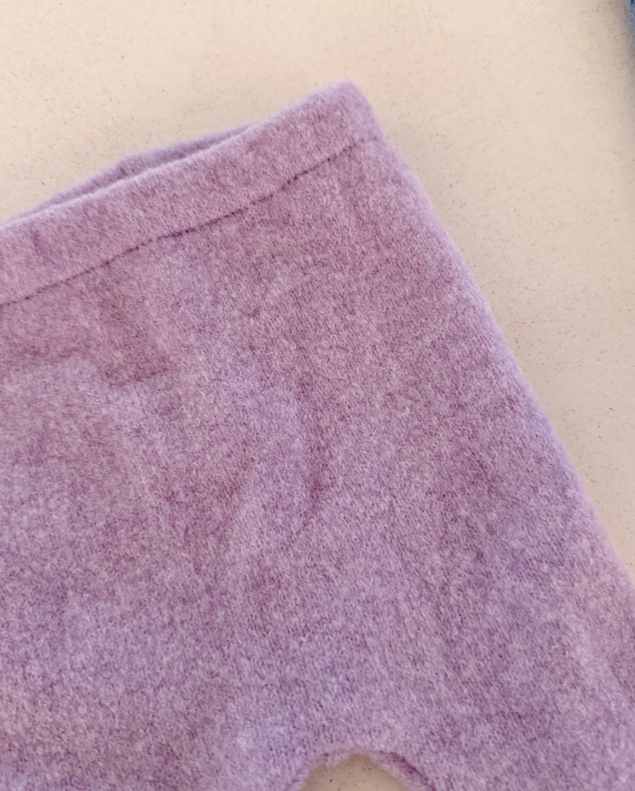 BABY WOOL TROUSERS - LILAC
