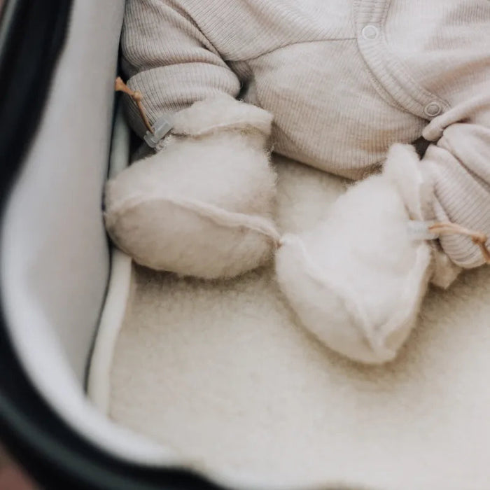 Babyslofjes 100% merinowol - Naturel