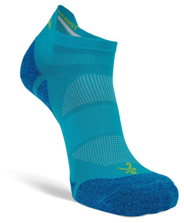 Balega Blister Resist Light No Show - Lake Blue/Lime Punch
