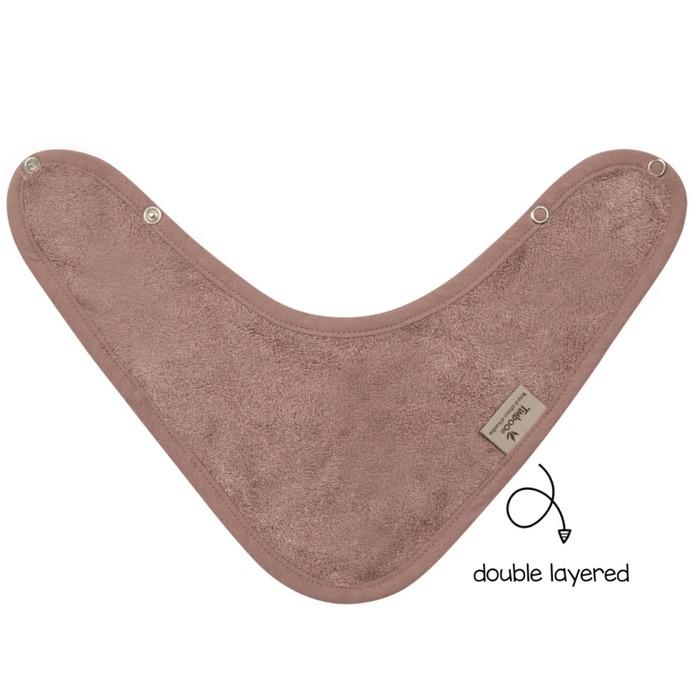 BANDANA - double layered - Mellow Mauve