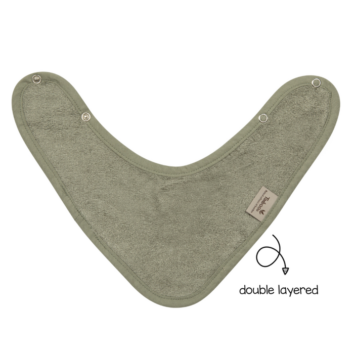 BANDANA - double layered - Whisper Green