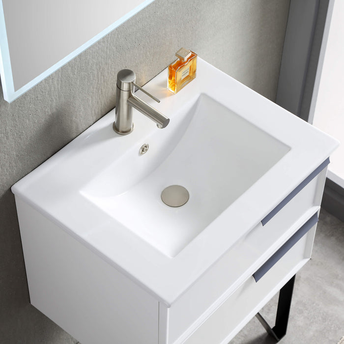 Bathroom Sink Pop Up Drain Stopper Full Cover with overflow - PW-102