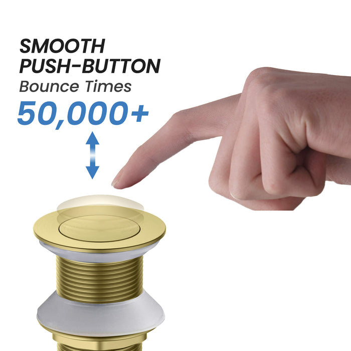 Bathroom Sink Pop Up Drain Stopper Small Cover without Overflow - PW-101