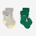 BC Mush Monster socks pack - BABY