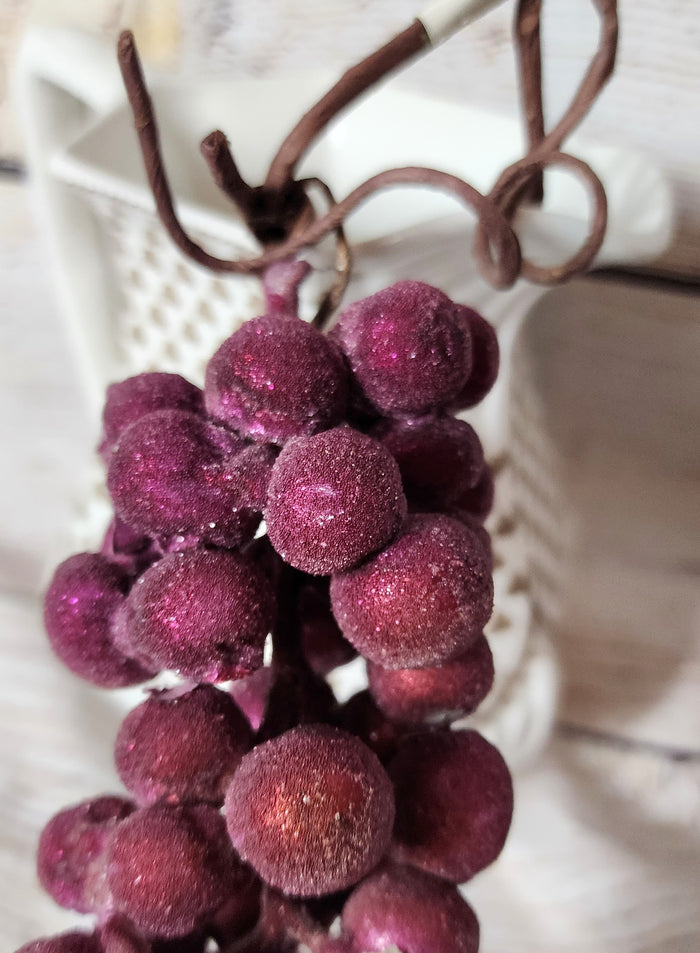 Beaded Grapes 6 pieces