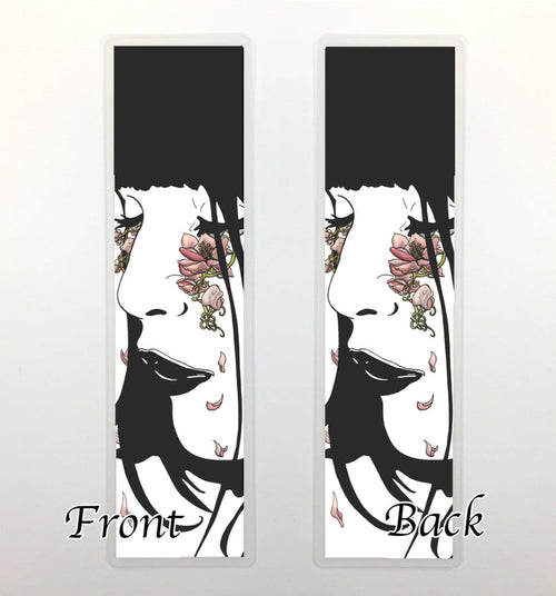 PinkPolish Design Bookmarks "Beautiful Tears" 2-Sided Bookmark