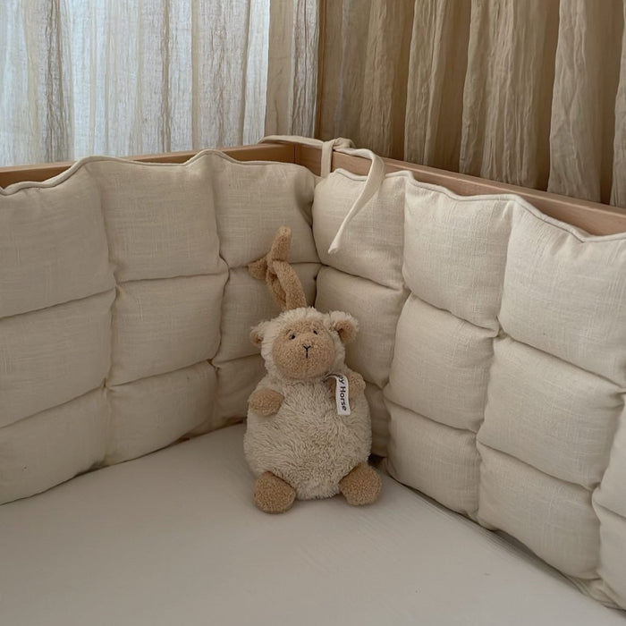 BED BUMPER - soft beige
