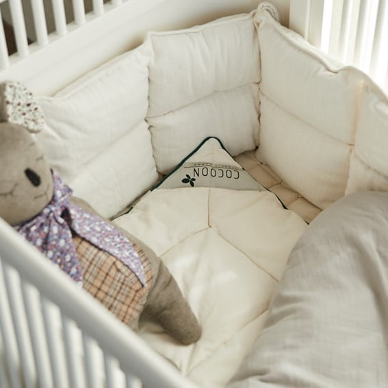BED BUMPER - soft beige
