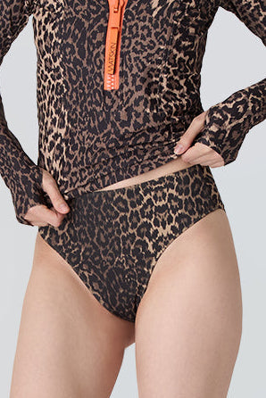 Belle Bikini Bottom in Leopard