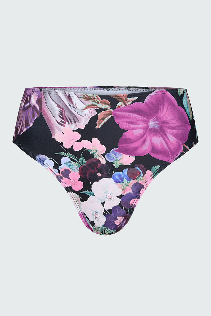 Watskin Belle bikini bottom in Orchid Bloom shown against a white background