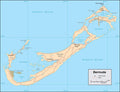 Digital Bermuda map in Adobe Illustrator vector format