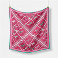 Beronia Rose Silk Scarf / 53cm