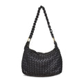 Bethany: Black Weave Leather Bags Sole Bliss Black Weave Leather