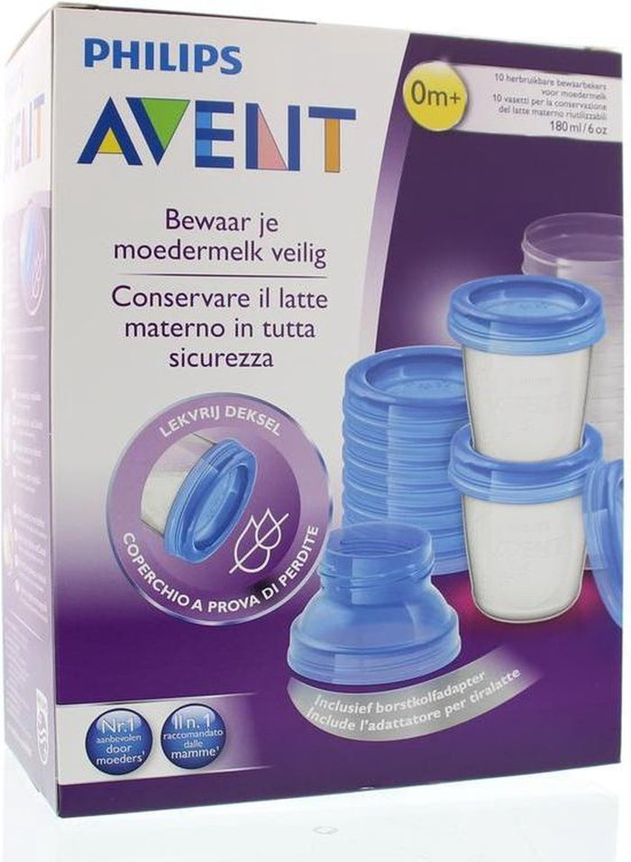 BEWAARBEKERS - 180 ml - 10 stuks