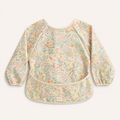 BIB WITH SLEEVES - PASTEL BLOOMS
