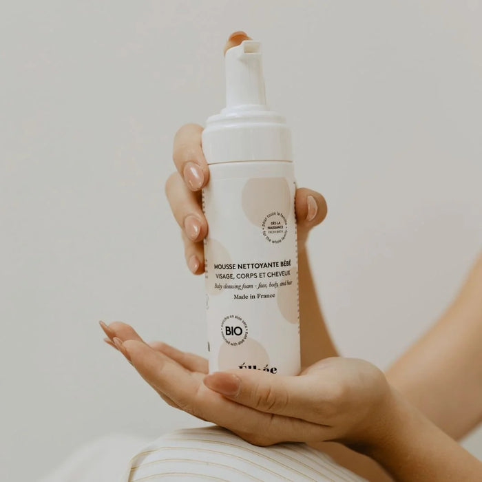 Biologische Baby Mousse 3-in-1 – Gezicht, Lichaam & Haar