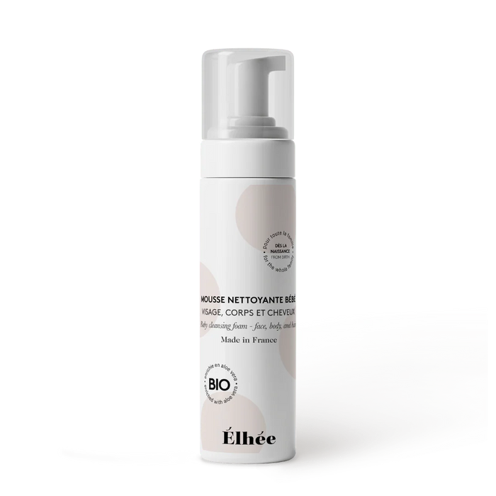 Biologische Baby Mousse 3-in-1 – Gezicht, Lichaam & Haar