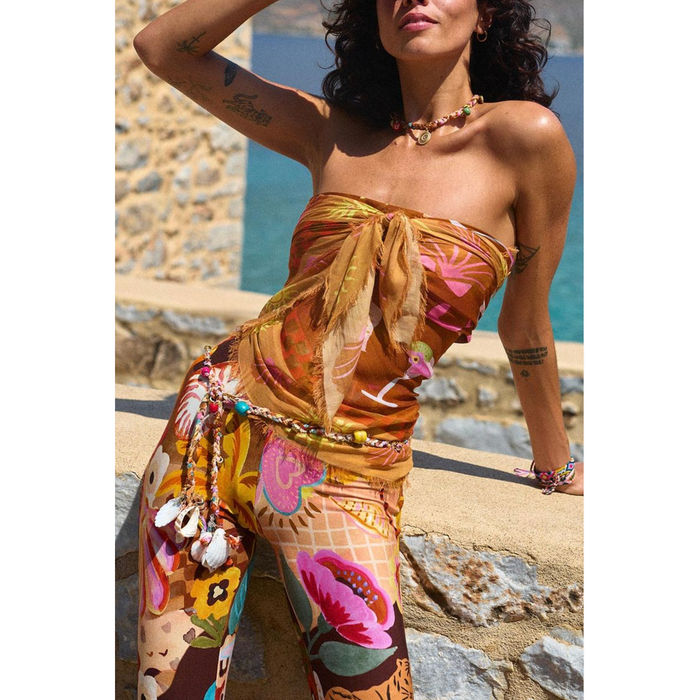 Birth of Venus Sarong in Caramel - Romantiques