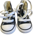 Black and white converse
