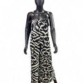 Black and white maxi jump suite