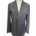 Black blazer with silver buttons