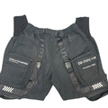 Black future culture cargo pants