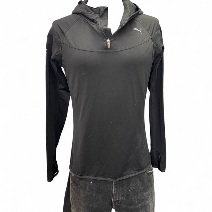 Puma black hoodie with thumb