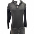 Puma black hoodie with thumb