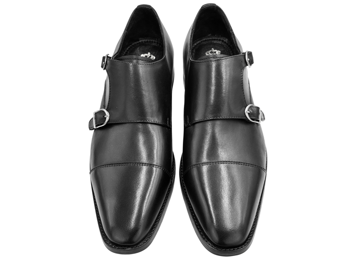 BLACK ITALIAN MONKSTRAP