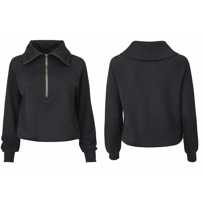 Black Knit Pullover