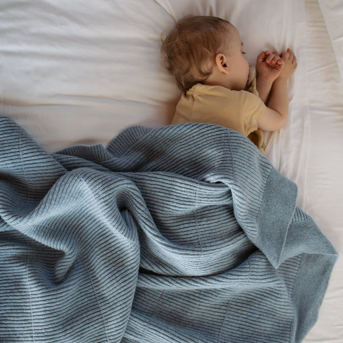 BLANKET GASTON - 140x140 frost blue