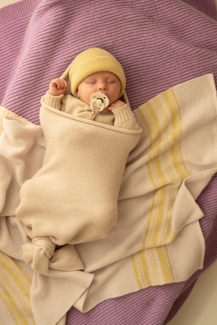 BLANKET GASTON - 140x140 lavender