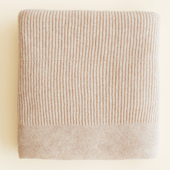 BLANKET GASTON - 140x140 soft beige