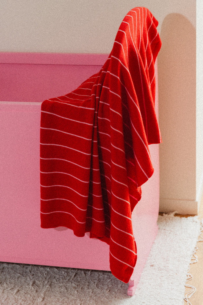 Blanket Harry - red/cotton candy