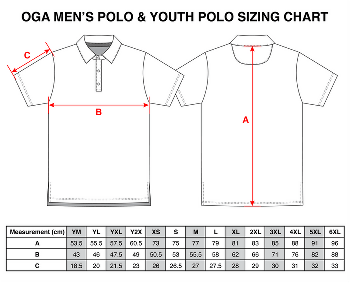 "Bloom" Black Smoke - OGA Youth Polo - Smoke Gray / Black