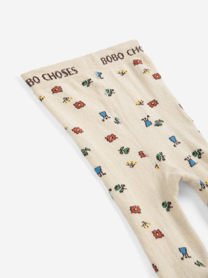 Blossom all over tights - BABY