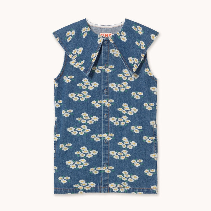 Blossoms Denim Dress - KIDS