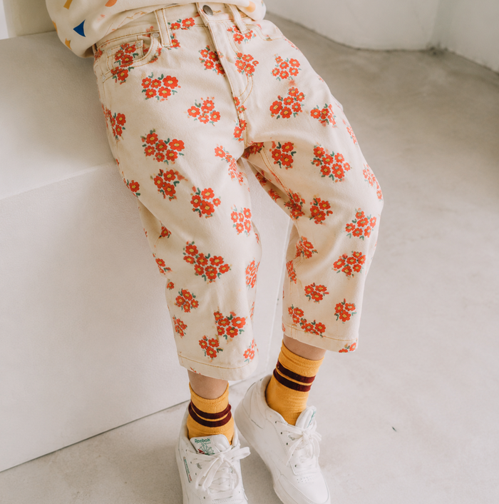 Blossoms Twill Jeans - KIDS