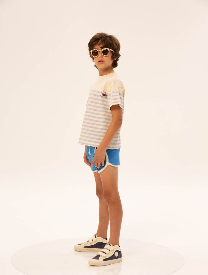 Blue stripe t shirt