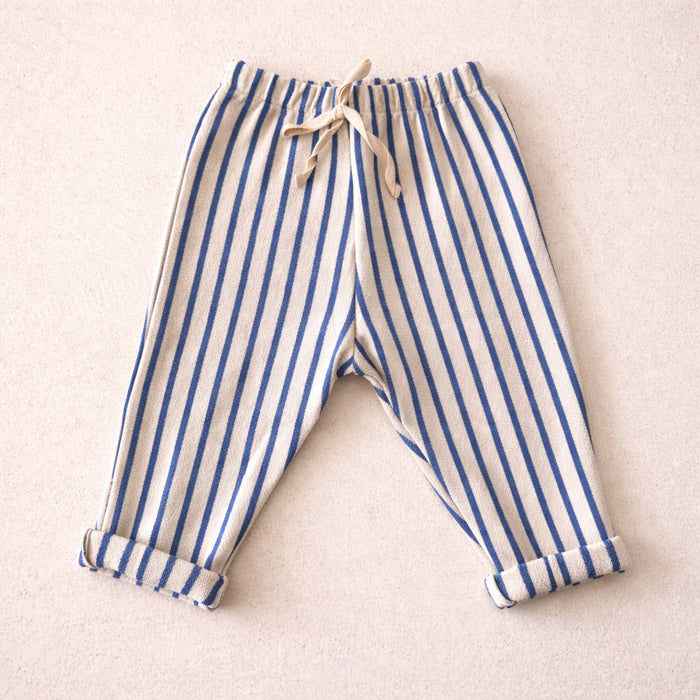 BLUE STRIPES TROUSERS - BABY & KIDS
