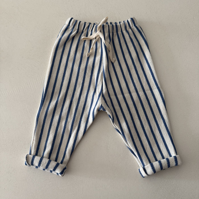 BLUE STRIPES TROUSERS - BABY & KIDS