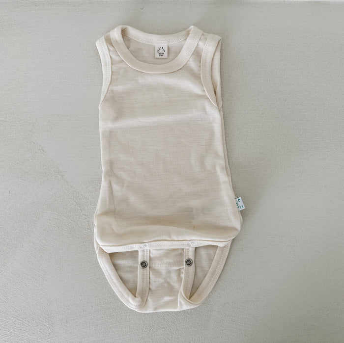 BODY WOOL & SILK - sleeveless