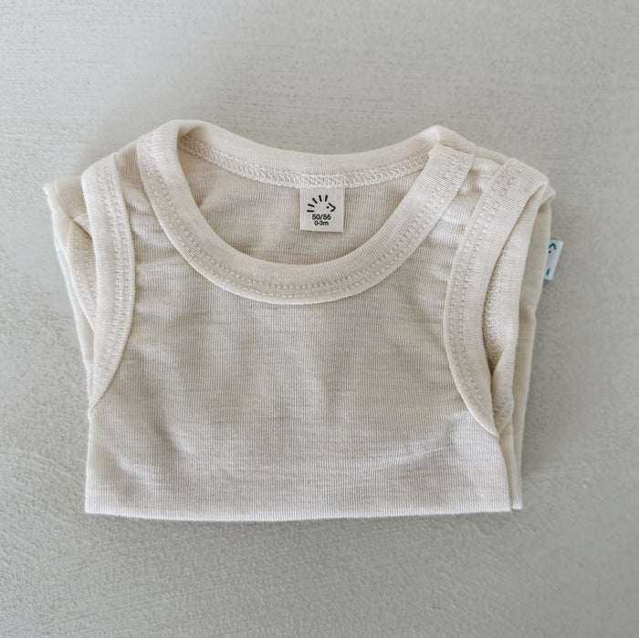 BODY WOOL & SILK - sleeveless