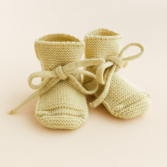Booties 0-9m - Light Yellow